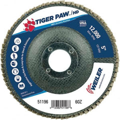 Weiler - Flap Discs Abrasive Type: Coated Flap Disc Type: Type 27 - Exact Tooling