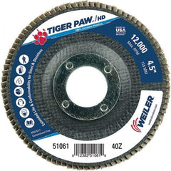 Weiler - Flap Discs Abrasive Type: Coated Flap Disc Type: Type 29 - Exact Tooling