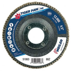 Weiler - Flap Discs Abrasive Type: Coated Flap Disc Type: Type 29 - Exact Tooling