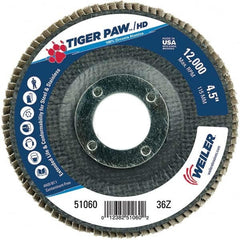 Weiler - Flap Discs Abrasive Type: Coated Flap Disc Type: Type 29 - Exact Tooling