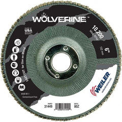 Weiler - Flap Discs Abrasive Type: Coated Flap Disc Type: Type 29 - Exact Tooling