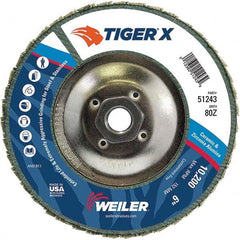 Weiler - Flap Discs Abrasive Type: Coated Flap Disc Type: Type 29 - Exact Tooling