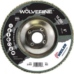 Weiler - Flap Discs Abrasive Type: Coated Flap Disc Type: Type 29 - Exact Tooling