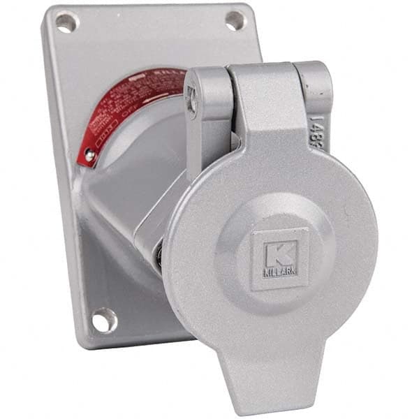 Hubbell Killark - Straight Blade Receptacles Receptacle Type: Single Receptacle Grade: Industrial - Exact Tooling