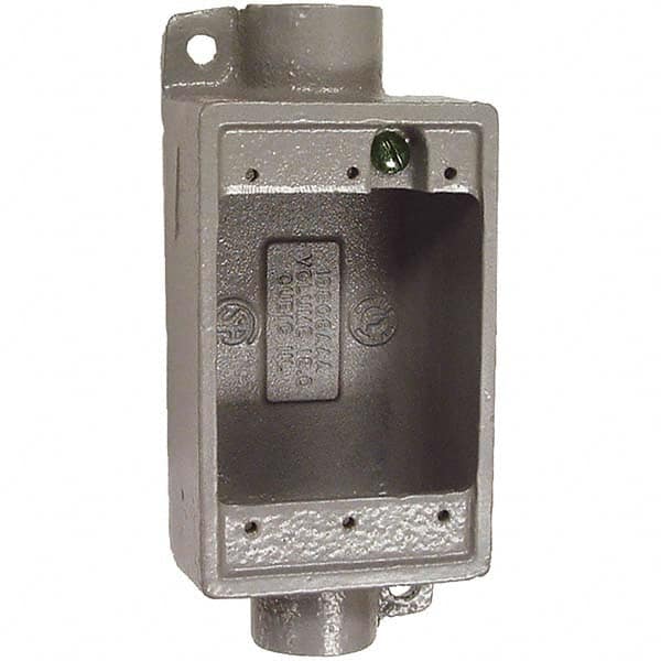 Hubbell Killark - Electrical Outlet Boxes & Switch Boxes Enclosure Type: Device Box Enclosure Shape: Rectangle - Exact Tooling