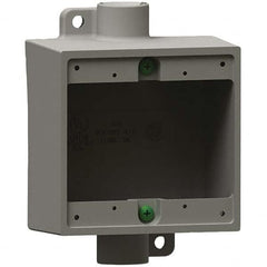 Hubbell Killark - Electrical Outlet Boxes & Switch Boxes Enclosure Type: Device Box Enclosure Shape: Square - Exact Tooling