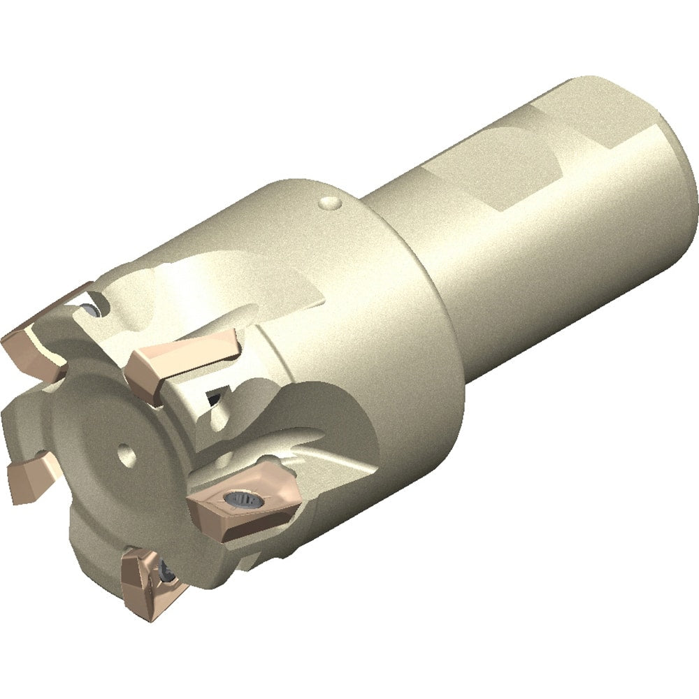 Sumitomo - Indexable Square-Shoulder End Mills; Cutting Diameter (Inch): 1.25 ; Shank Type: Straight ; Shank Diameter (Inch): 1.25 ; Overall Length/Projection (Decimal Inch): 4.3410 ; Lead Angle: 90 ; Series: WEZ - Exact Tooling