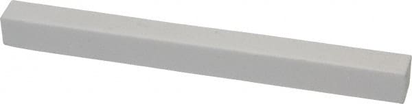 Norton - 220 Grit Aluminum Oxide Square Dressing Stick - 6 x 1/2 x 1/2, Very Fine Grade, Vitrified Bond - Exact Tooling