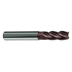1/2" Dia. - 5" OAL - 4 FL Variable Helix Nano-A Carbide End Mill - Exact Tooling