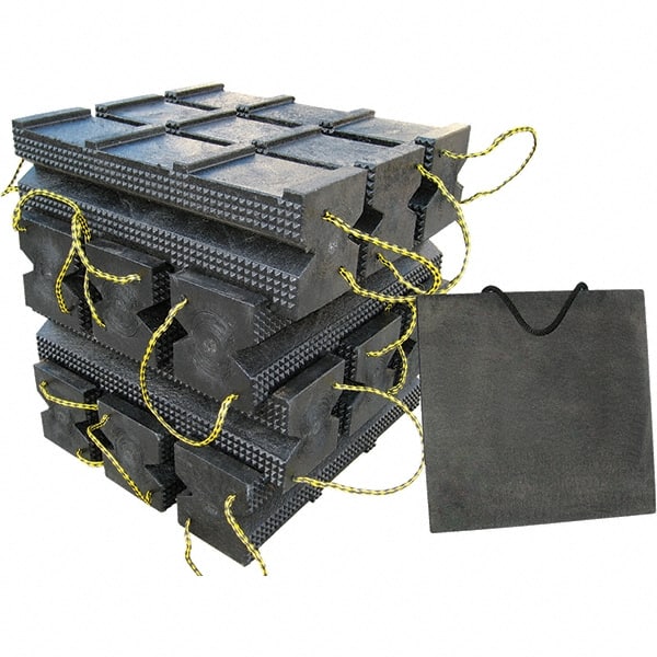 AME International - Cribbing Blocks & Sets Material: Recycled Plastic Height (Inch): 25 - Exact Tooling