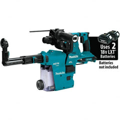 Makita - 36 Volt 1-1/8" SDS Plus Chuck Cordless Rotary Hammer - 5000 BPM, 0 to 980 RPM, Reversible - Exact Tooling