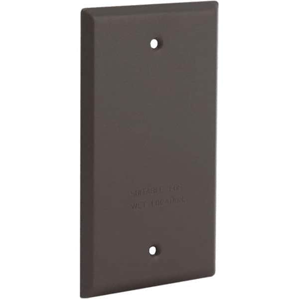 Hubbell-Raco - Weatherproof Box Covers Cover Shape: Rectangle Number of Holes in Outlet: 0 - Exact Tooling