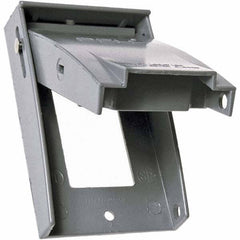 Hubbell-Raco - Weatherproof Box Covers Cover Shape: Rectangle Number of Holes in Outlet: 1 - Exact Tooling