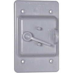Hubbell-Raco - Weatherproof Box Covers Cover Shape: Rectangle Number of Holes in Outlet: 1 - Exact Tooling
