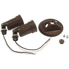 Hubbell-Raco - Weatherproof Box Covers Cover Shape: Round Number of Holes in Outlet: 3 - Exact Tooling