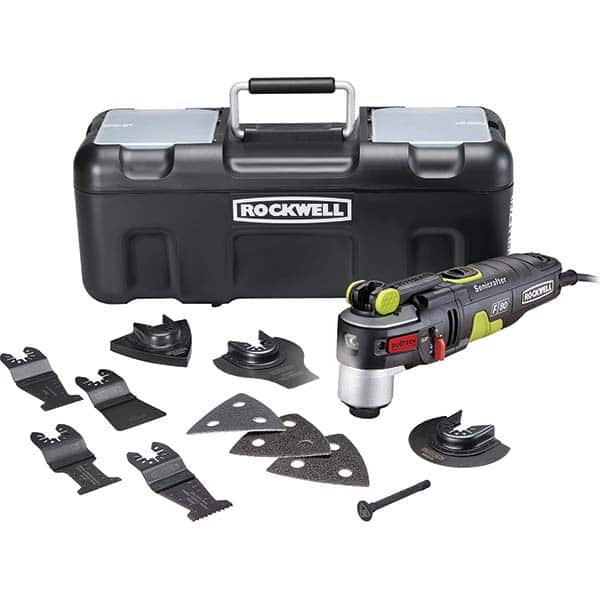 Rockwell - Rotary & Multi-Tools Type: Oscillating Tool Kit Type of Power: Electric - Exact Tooling