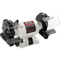 Jet - Bench Grinders & Buffers Machine Type: Bench Grinder Wheel Diameter (Inch): Accepts 8 - Exact Tooling