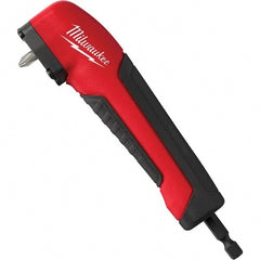 Milwaukee Tool - Power Drill Accessories Accessory Type: Right Angle Drive Attachment For Use With: All 1/4" Drivers - Exact Tooling