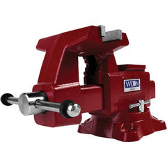 Wilton - Bench & Pipe Combination Vises Jaw Width (Inch): 6-1/2 Jaw Opening Capacity (Inch): 6 - Exact Tooling