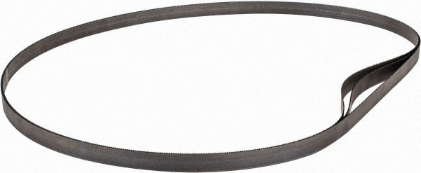 Milwaukee Tool - 3' 8-7/8" Long x 0.02" Thick, 18 Teeth per Inch, Portable Band Saw Blade - Bi-Metal Blade, High Speed Steel Teeth, Toothed Edge - Exact Tooling