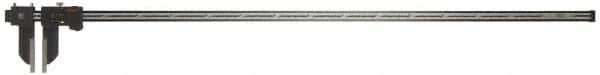 Mitutoyo - 0 to 1,500mm Range, 0.01mm Resolution, IP66 Electronic Caliper - Stainless Steel with 6" Carbon Fiber Reinforced Plastic (CFRP) Jaws, 0.004" Accuracy, SPC Output - Exact Tooling