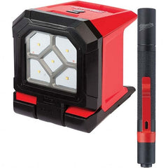 Milwaukee Tool - Cordless Work Lights Voltage: 18 Run Time: Up to 20 hours - Exact Tooling