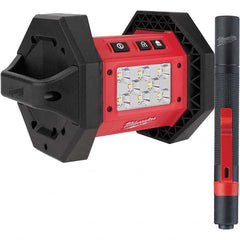 Milwaukee Tool - Cordless Work Lights Voltage: 18 Run Time: 3 hrs. - Exact Tooling