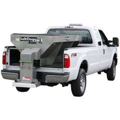Buyers Products - Landscape Spreaders; Type: Electric Stainless Steel Hopper Spreader Adjustable ; Capacity: 2 Cu. Yard ; Volume Capacity (Gal.): 403.94 ; Material: Polyethylene; Stainless Steel; Polyurethane ; Voltage: 12 - Exact Tooling