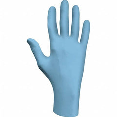 SHOWA - Size L, 2.5 mil, Industrial Grade, Powder Free Nitrile Disposable Gloves - Exact Tooling