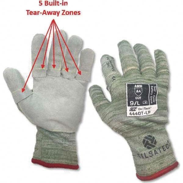 Tilsatec - Size XL (10), ANSI Cut Lvl A4, Puncture Lvl 4, Abrasion Lvl 4, Cut & Puncture Resistant Gloves - Exact Tooling