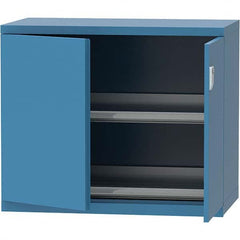LISTA - 84 Compartment Bright Blue Steel Modular Storage Cabinet - Exact Tooling