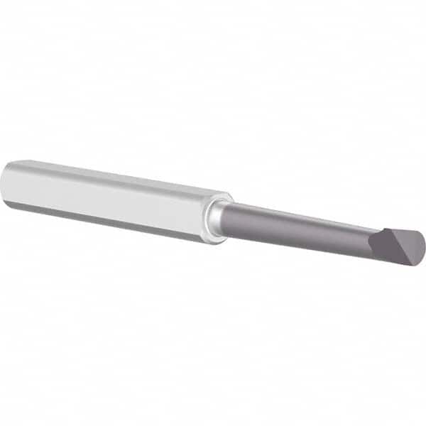 Criterion - 0.18" Min Bore Diam, 1-1/8" Max Bore Depth, 1/4" Shank Diam, Boring Bar - Exact Tooling