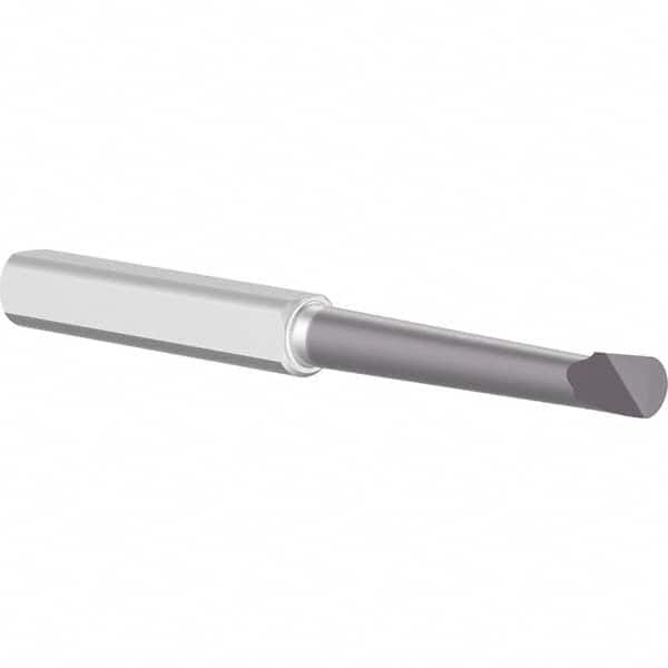 Criterion - 0.2" Min Bore Diam, 1-1/4" Max Bore Depth, 1/4" Shank Diam, Boring Bar - Exact Tooling