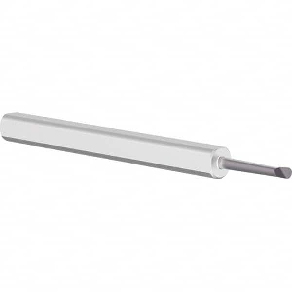 Criterion - 0.05" Min Bore Diam, 0.3" Max Bore Depth, 1/8" Shank Diam, Boring Bar - Exact Tooling