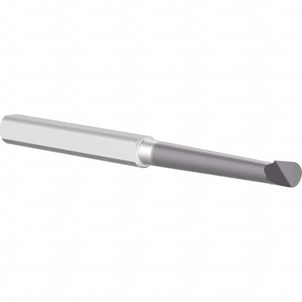 Criterion - 0.11" Min Bore Diam, 0.7" Max Bore Depth, 1/8" Shank Diam, Boring Bar - Exact Tooling