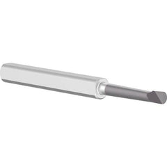 Criterion - 0.16" Min Bore Diam, 7/8" Max Bore Depth, 1/4" Shank Diam, Boring Bar - Exact Tooling