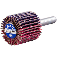 Merit Abrasives - Mounted Flap Wheels Abrasive Type: Coated Outside Diameter (Inch): 1 - Exact Tooling