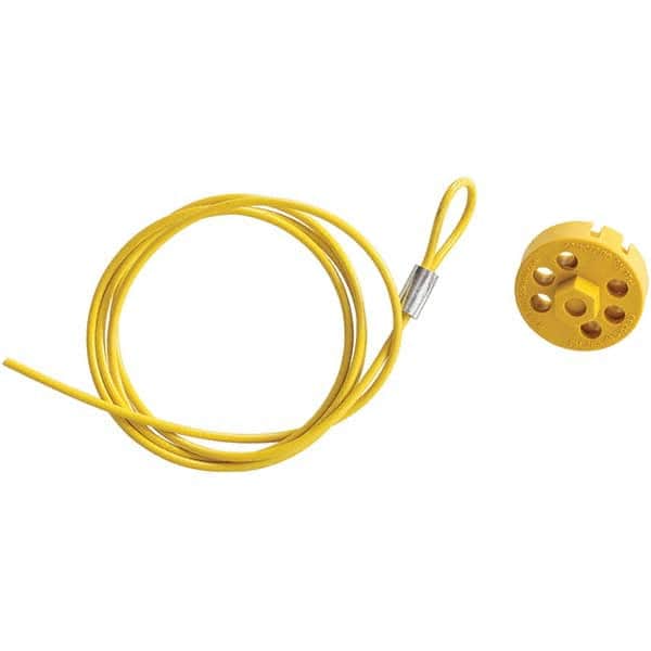 Brady - Cable Lockouts Cable Length (Feet): 4.917 Number of Lockout Points: 8 - Exact Tooling
