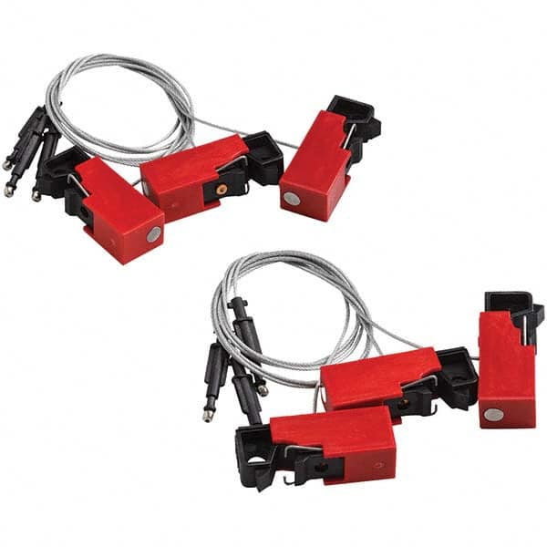 Brady - 1 6-Piece 1 Point Snap On Cable Lockout - Exact Tooling