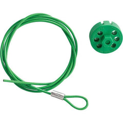 Brady - Cable Lockouts Cable Length (Feet): 4.917 Number of Lockout Points: 8 - Exact Tooling