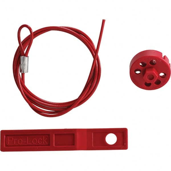 Brady - Cable Lockouts Cable Length (Feet): 4.917 Number of Lockout Points: 8 - Exact Tooling