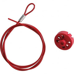 Brady - Cable Lockouts Cable Length (Feet): 4.917 Number of Lockout Points: 8 - Exact Tooling