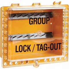 Brady - Group Lockout Boxes Portable or Wall Mount: Portable Maximum Number of Padlocks: 27 - Exact Tooling