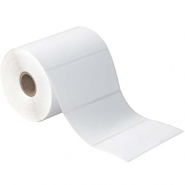 Value Collection - Pack of 12 Rolls, 500 Labels per Roll, 4" x 3" White Paper Thermal Labels - Exact Tooling