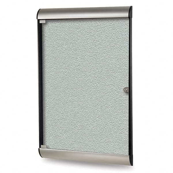 Ghent - Cork Bulletin Boards Style: Enclosed Bulletin Board Color: Silver - Exact Tooling
