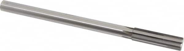 Made in USA - 0.641" Carbide-Tipped 6 Flute Chucking Reamer - Exact Tooling