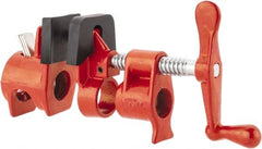 Bessey - 3/4" Pipe, 2-3/8" Throat Depth, Traditional Pipe Clamp - Exact Tooling
