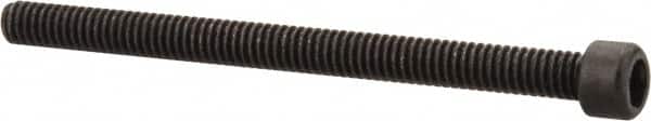 Value Collection - #1-72 UNF Hex Socket Drive, Socket Cap Screw - Alloy Steel, Black Oxide Finish, Partially Threaded, 1" Length Under Head - Exact Tooling