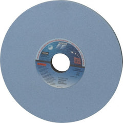 Norton - 8" Diam x 1-1/4" Hole x 1/2" Thick, K Hardness, 80 Grit Surface Grinding Wheel - Ceramic, Type 1, Medium Grade, 3,600 Max RPM, Vitrified Bond, No Recess - Exact Tooling