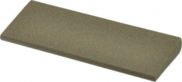 Norton - 4-1/2" Long x 1-3/4" Diam x 1/2" Thick, Aluminum Oxide Sharpening Stone - Round, Coarse Grade - Exact Tooling